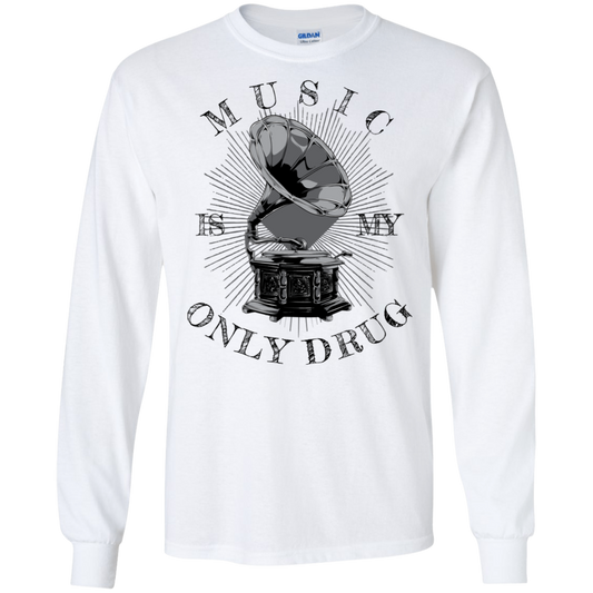 "MUSIC" LS Ultra Cotton T-Shirt