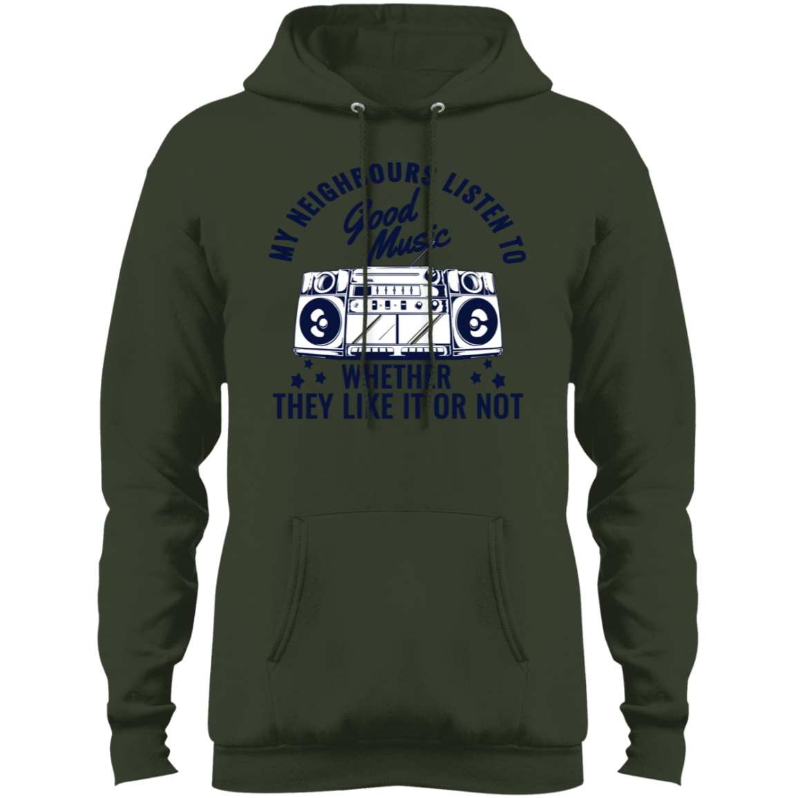 "THEY LIKE IT OR NOT" Core Fleece Pullover Hoodie