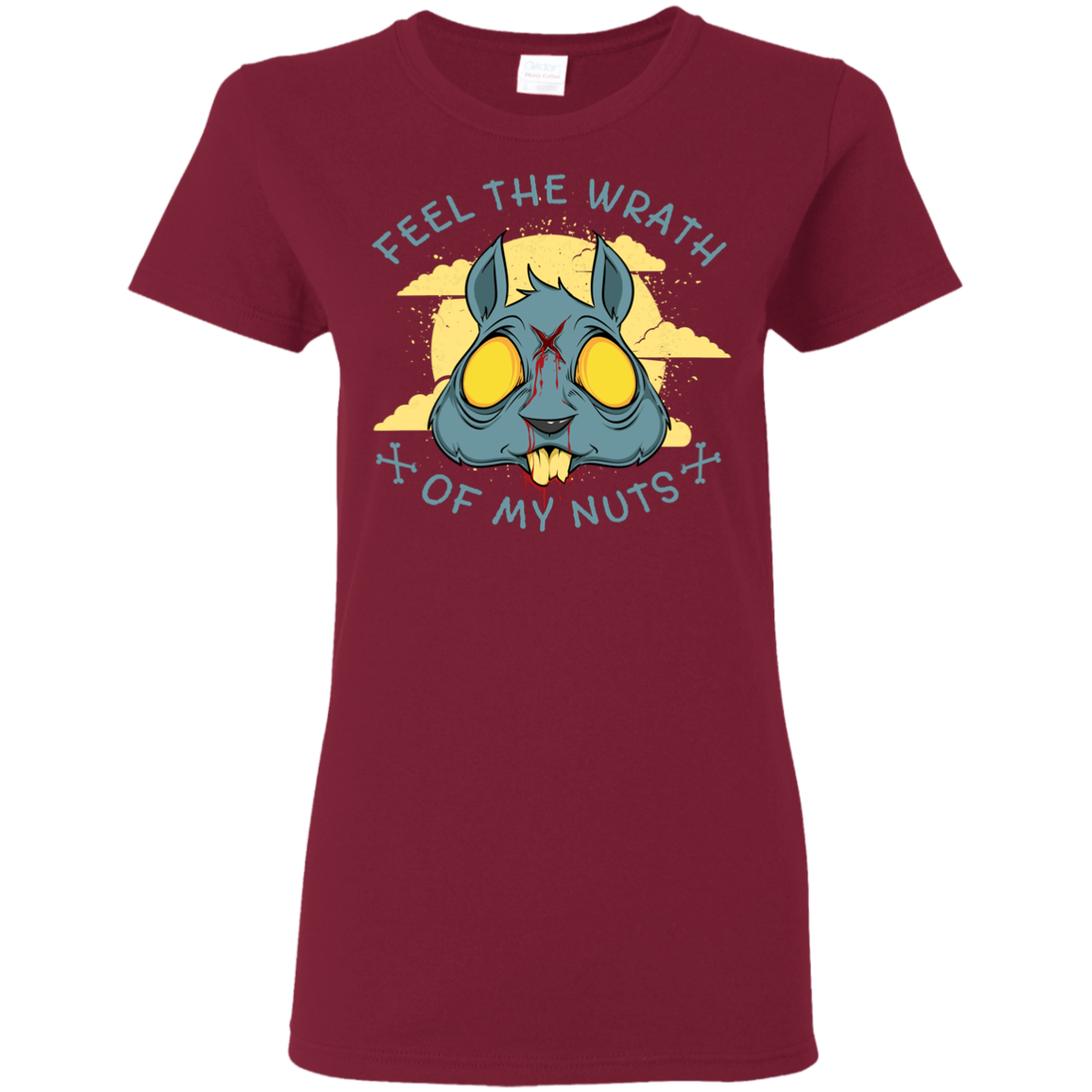 "FEEL THE WRATH" Ladies' 5.3 oz. T-Shirt