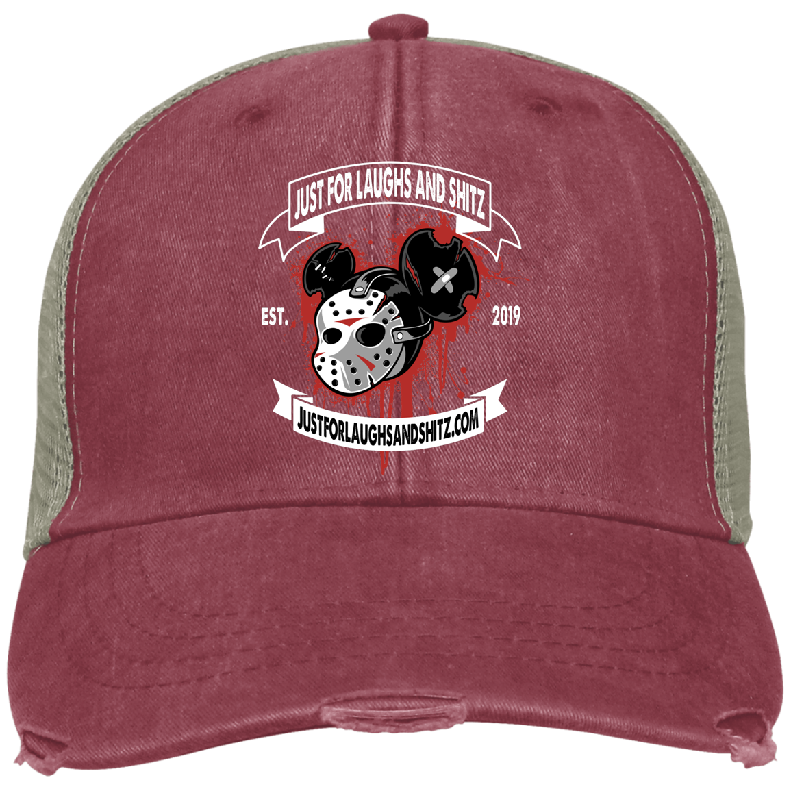 "MICKY MASK" with white banner Ollie Cap