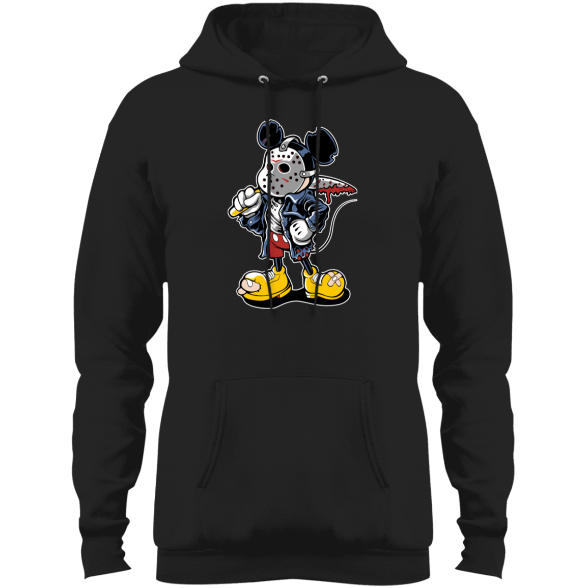 "MANIAC MICKEY" Mens Core Fleece Pullover Hoodie