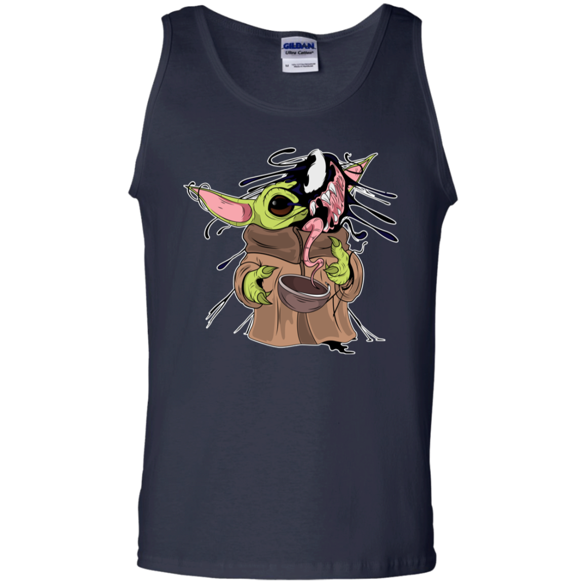 "BABY YODA VENOM"  100% Cotton Tank Top