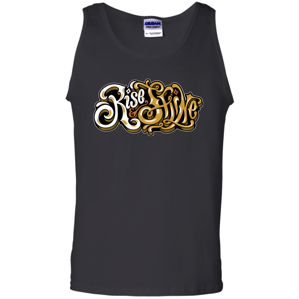 "RISE AND SHINE" 100% Cotton Tank Top