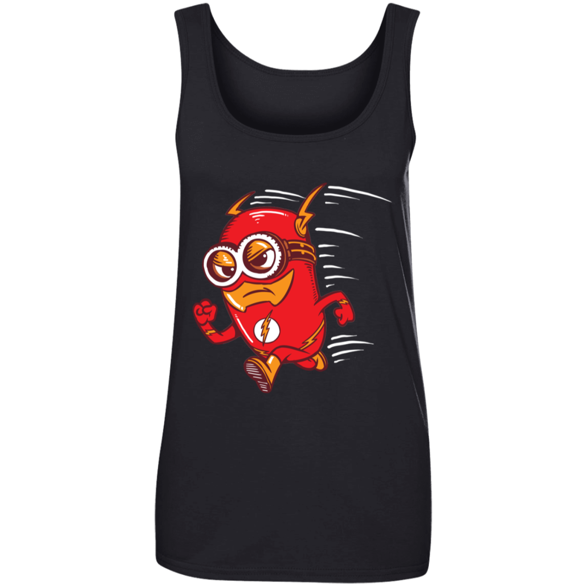 "FLASH MINION" Ladies' 100% Ringspun Cotton Tank Top