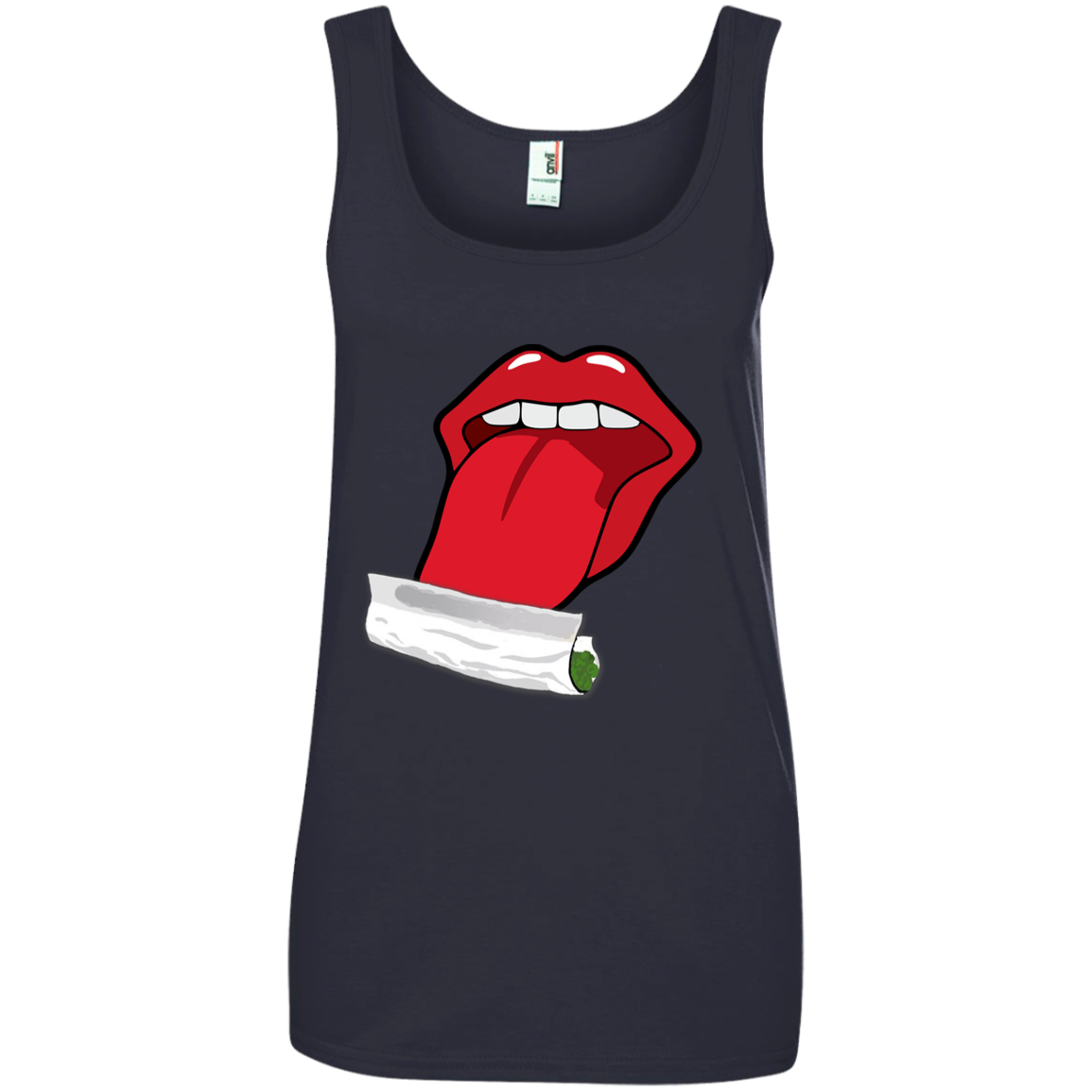 "ROLLING JOINT" Ladies' 100% Ringspun Cotton Tank Top