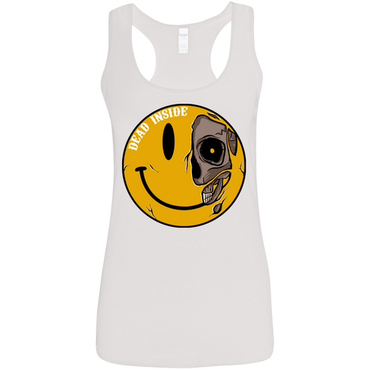 "DEAD INSIDE" Ladies' Softstyle Racerback Tank