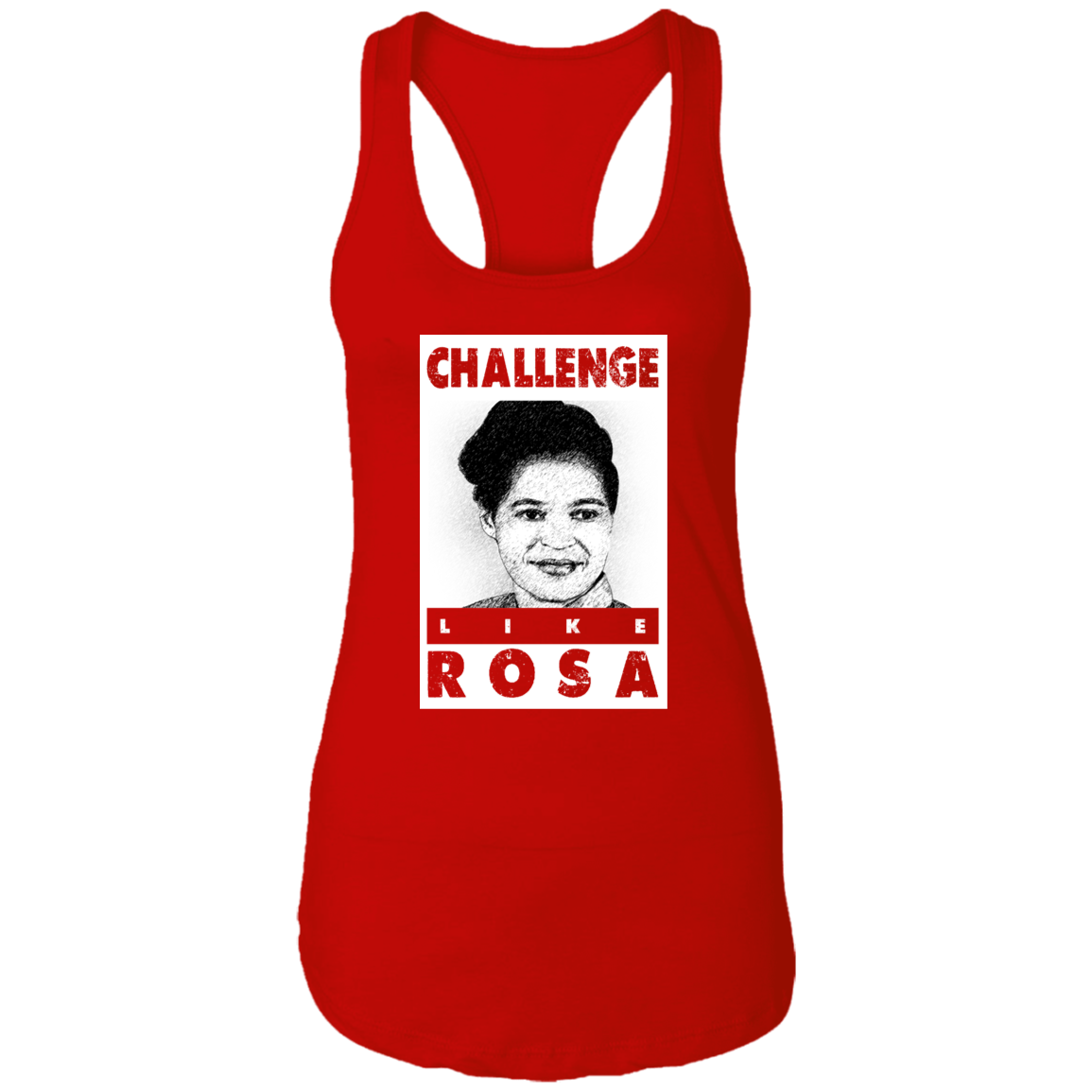 "LIKE ROSA" Ladies Ideal Racerback Tank