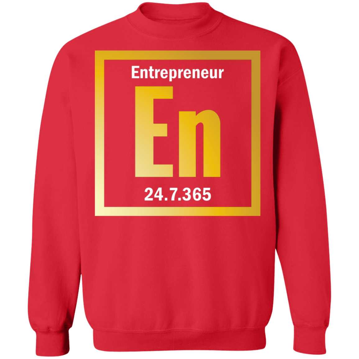 "En" Crewneck Pullover Sweatshirt  8 oz.