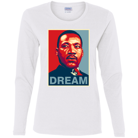 "DREAM" Ladies' Cotton LS T-Shirt