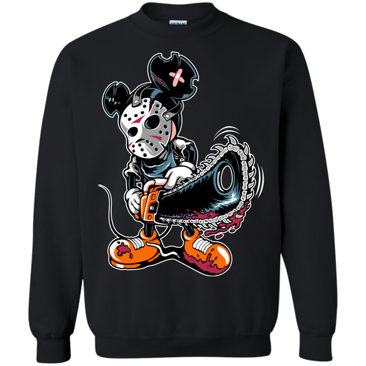 "MICKY PSYCHO" Crewneck Pullover Sweatshirt  8 oz.