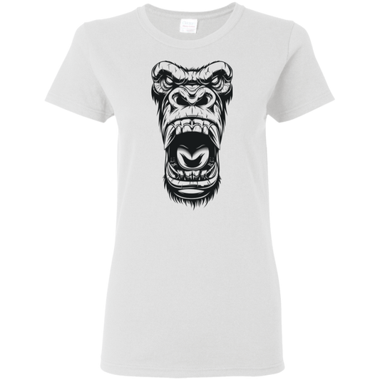 "GORILLA FACE" Ladies' 5.3 oz. T-Shirt