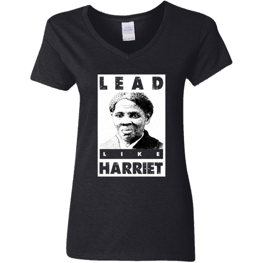 "LIKE HARRIET" Ladies' 5.3 oz. V-Neck T-Shirt