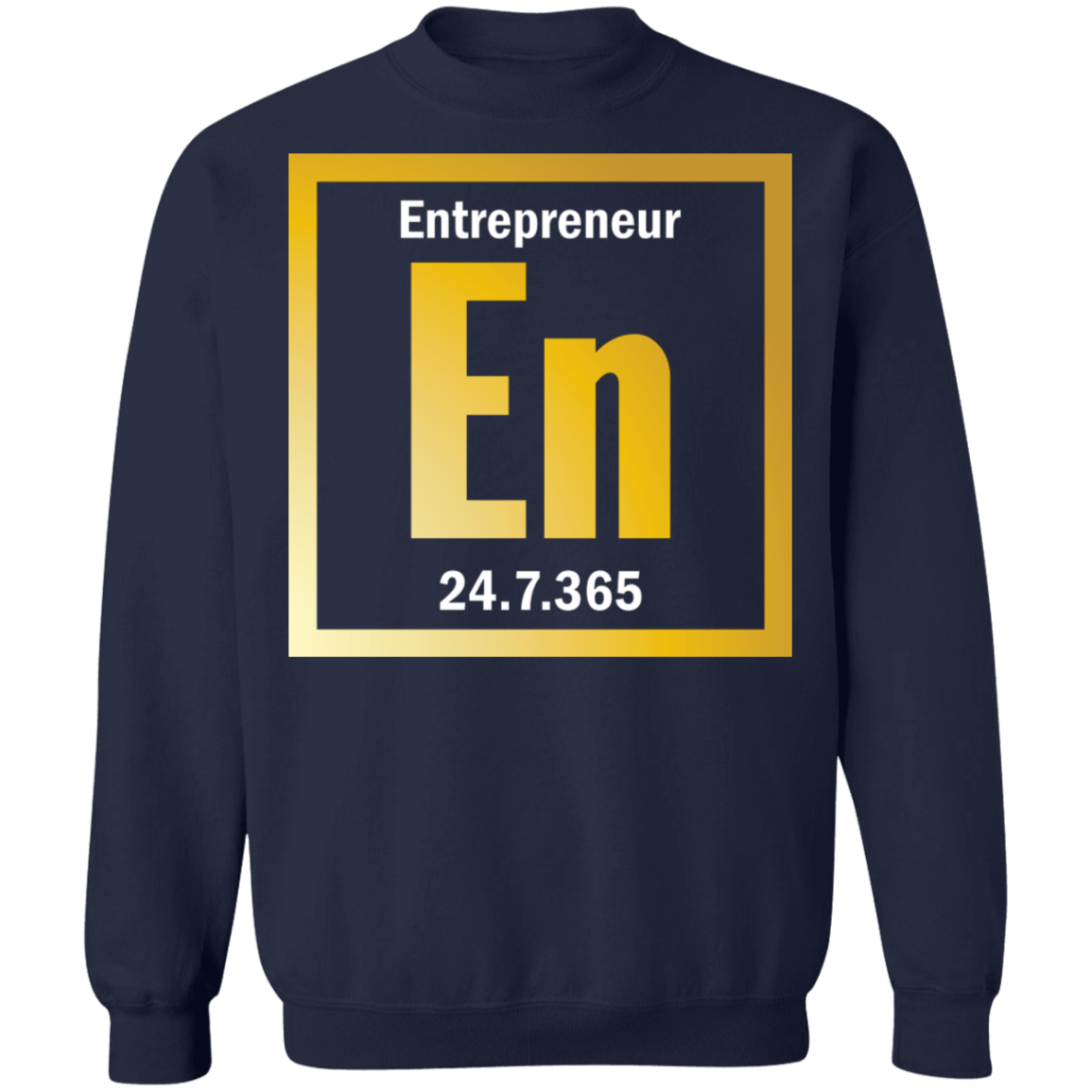 "En" Crewneck Pullover Sweatshirt  8 oz.