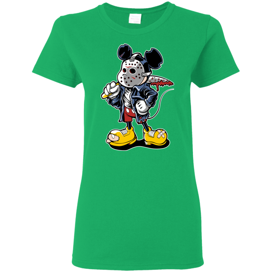 "MANIAC MICKEY" Ladies' 5.3 oz. T-Shirt