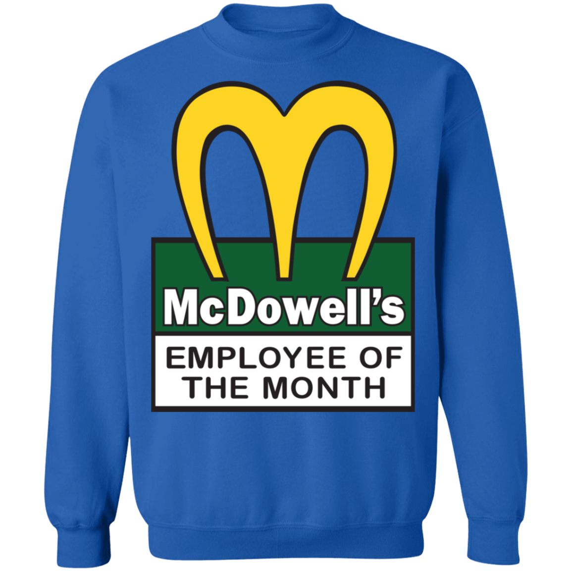 "EMPLOYEE OF THE MONTH" Crewneck Pullover Sweatshirt  8 oz.