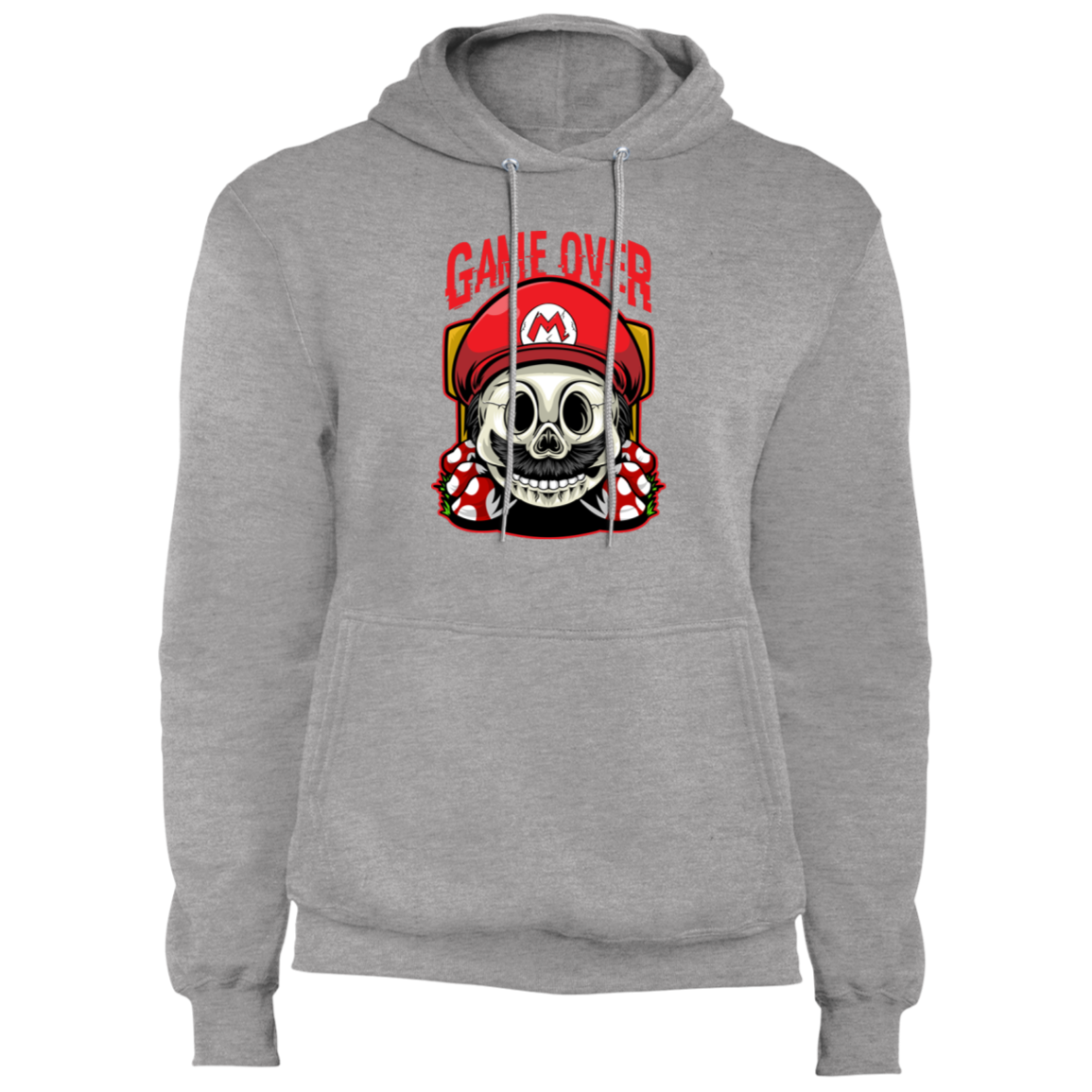 "GAME OVER" Core Fleece Pullover Hoodie