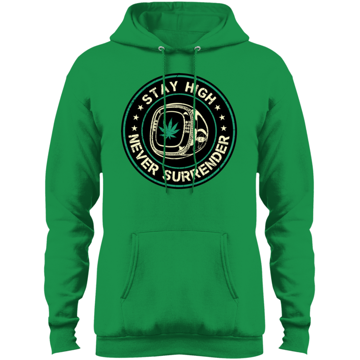 "NEVER SURRENDER" Core Fleece Pullover Hoodie