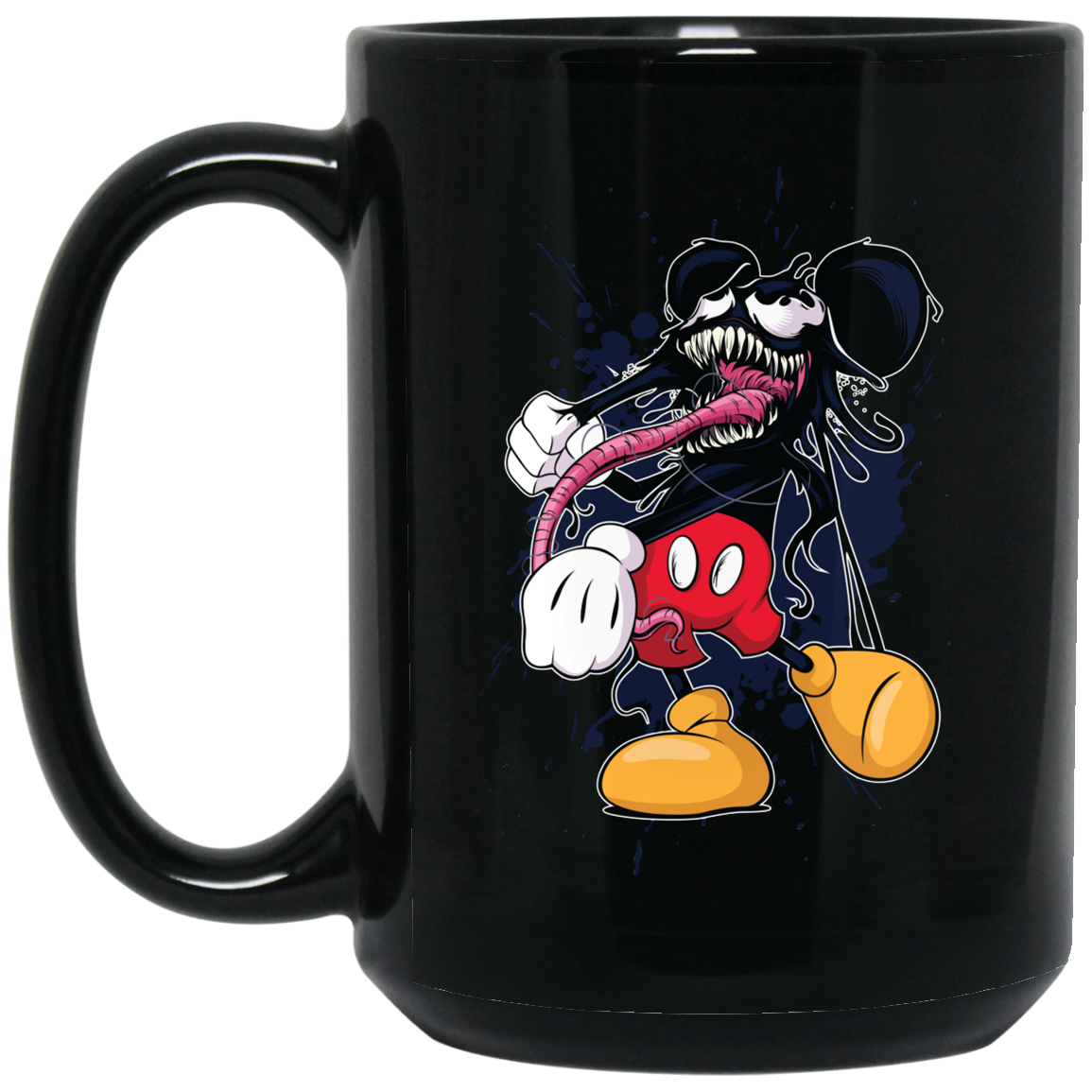 "VENOM MOUSE"15 oz. Black Mug