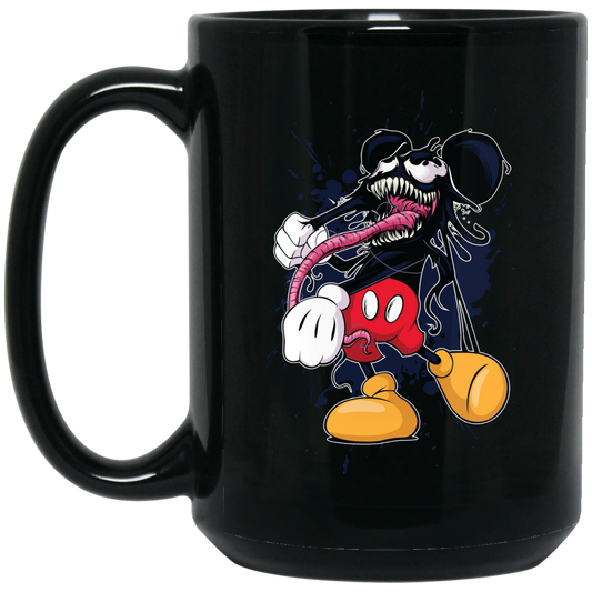 "VENOM MOUSE"15 oz. Black Mug