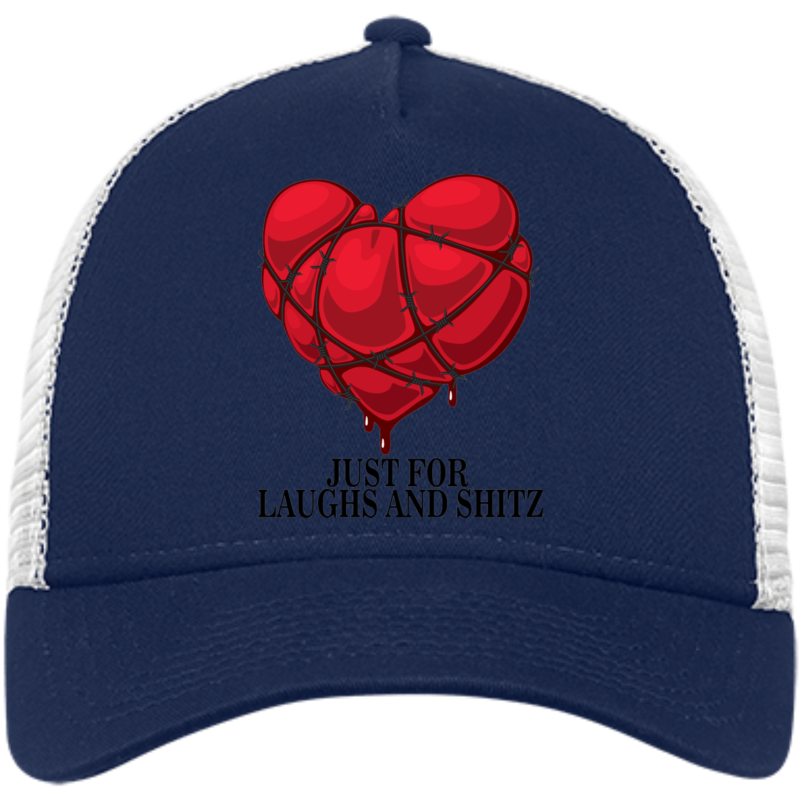 "MY BLOODY HEART" NE205 New Era® Snapback Trucker Cap