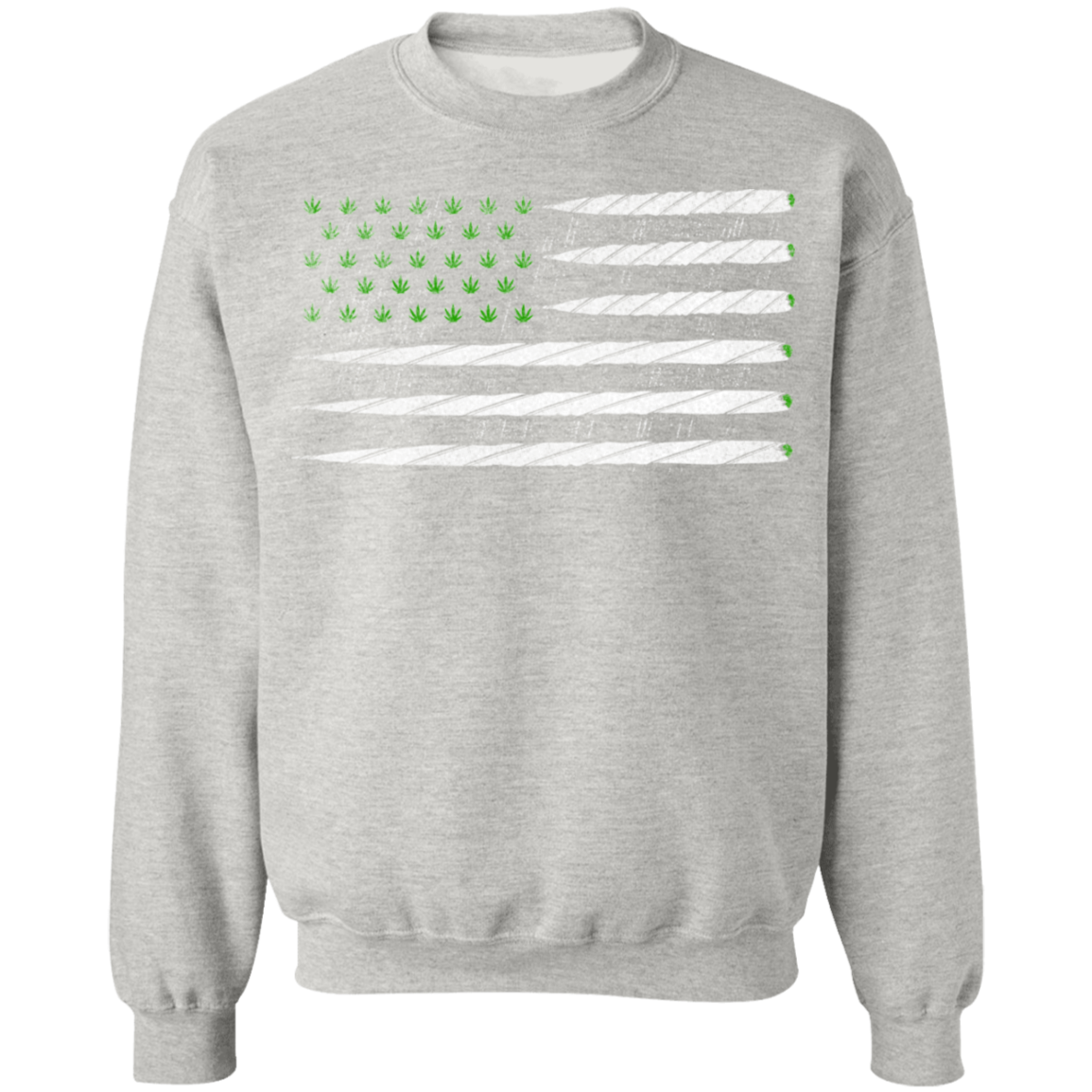 "JOINT FLAG" Crewneck Pullover Sweatshirt  8 oz.