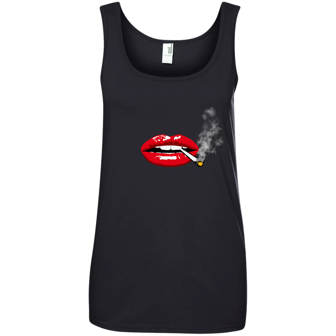 "SEXY LIPS" Ladies' 100% Ringspun Cotton Tank Top