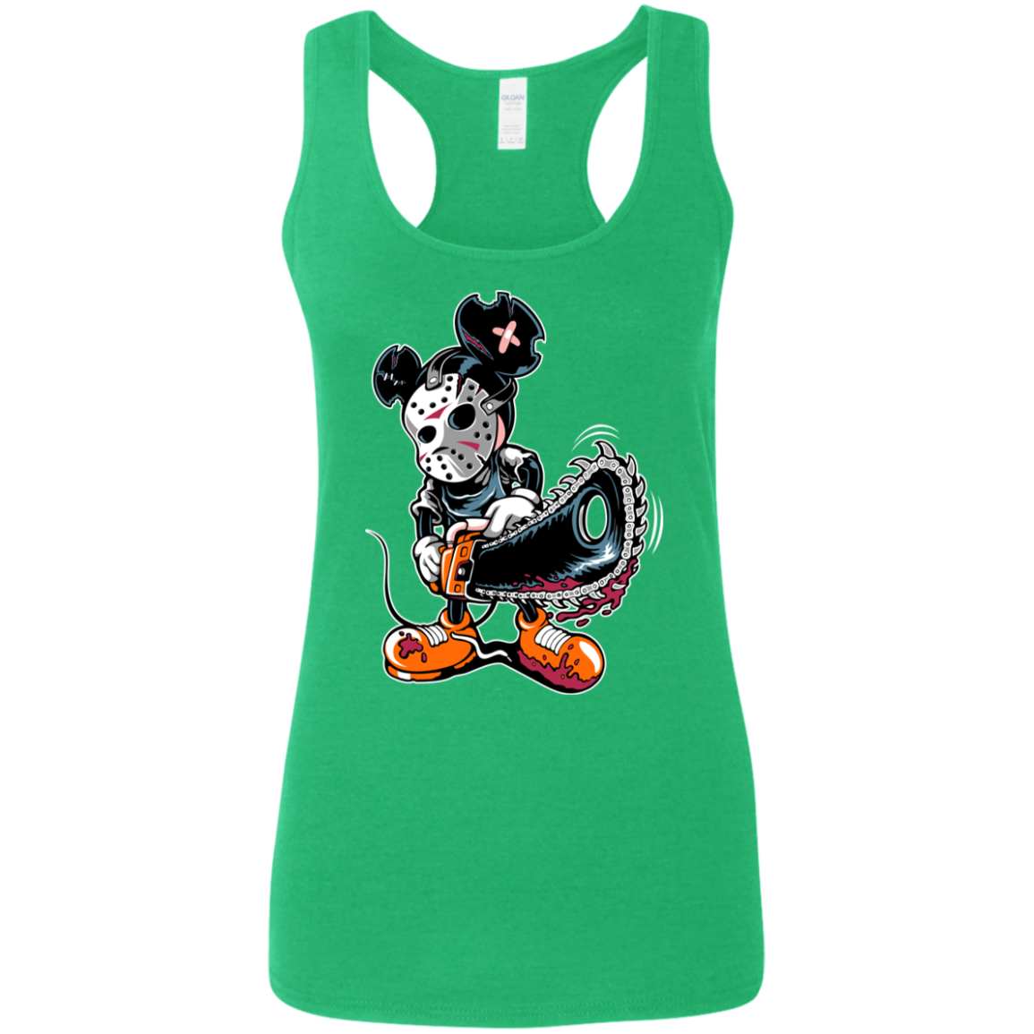 "MICKY PSYCHO" Ladies' Softstyle Racerback Tank