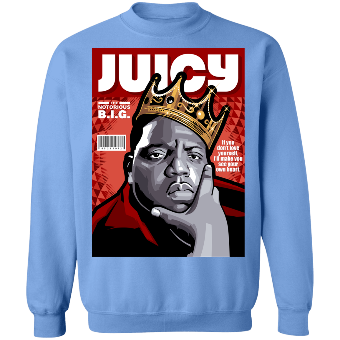 "JUICY" Crewneck Pullover Sweatshirt