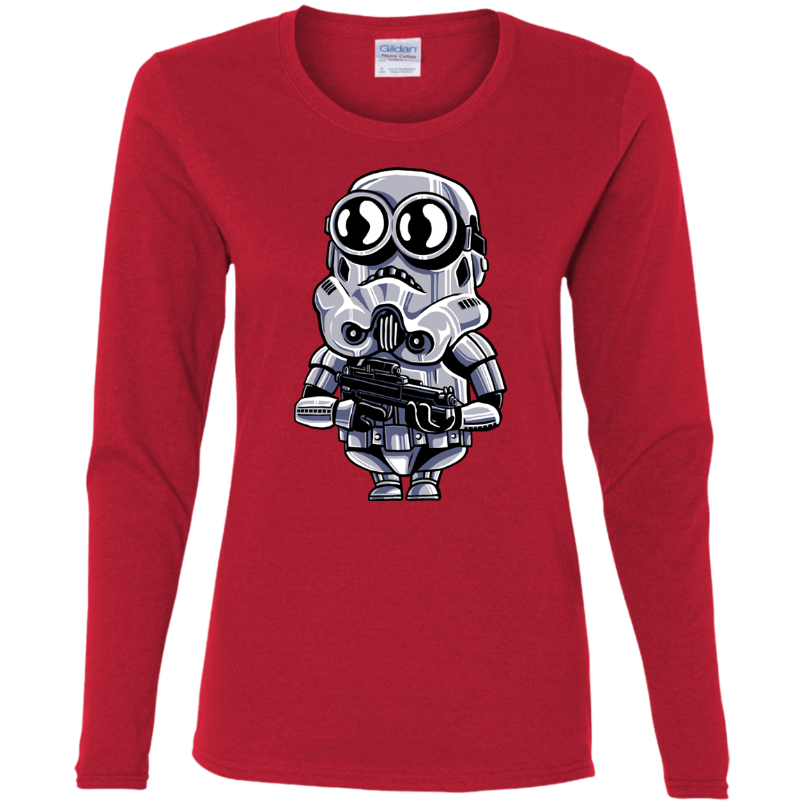 "MINION TROOPER" Ladies' Cotton LS T-Shirt