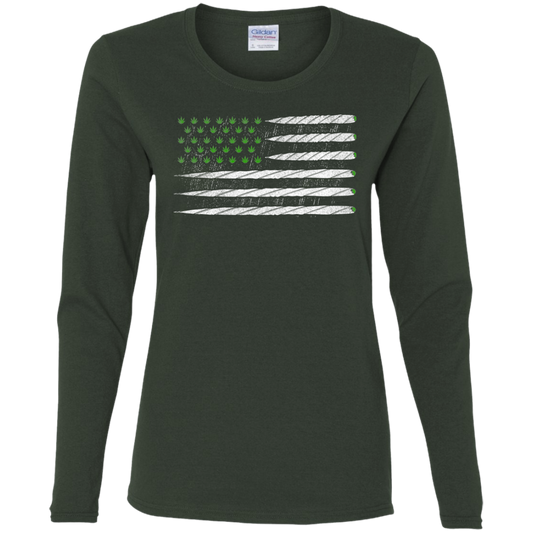 "JOINT FLAG" Ladies' Cotton LS T-Shirt