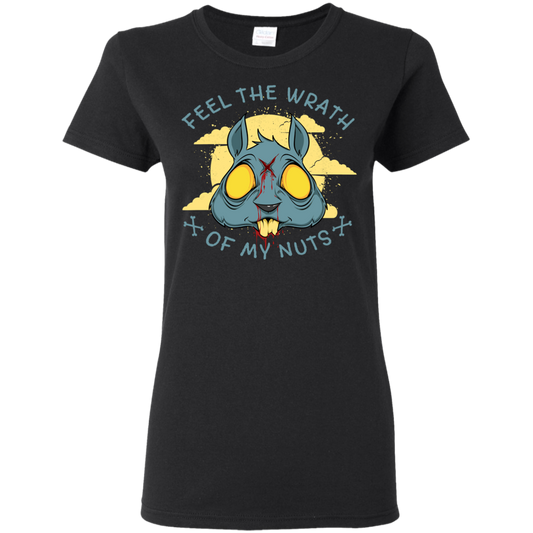 "FEEL THE WRATH" Ladies' 5.3 oz. T-Shirt