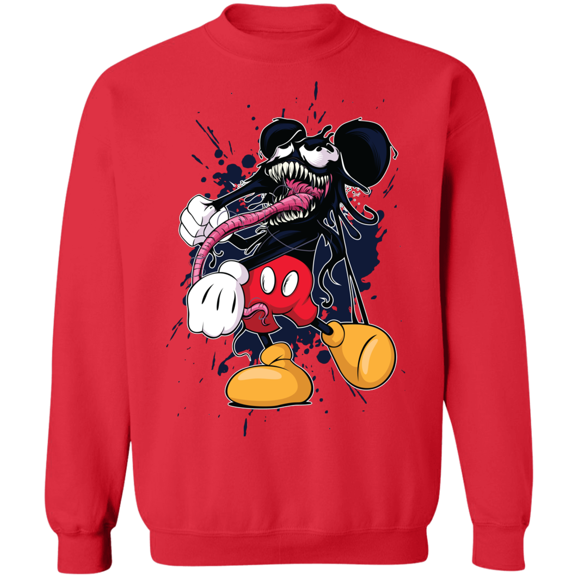 "VENOM MOUSE" Crewneck Pullover Sweatshirt  8 oz.