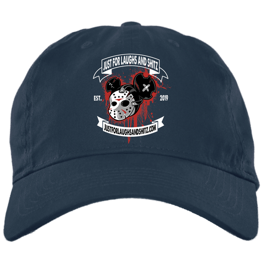 "MICKY MASK" with white banner Twill Unstructured Dad Cap