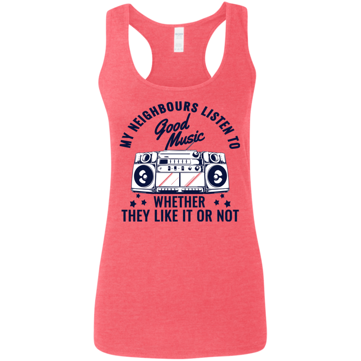 "THEY LIKE IT OR NOT" Ladies' Softstyle Racerback Tank