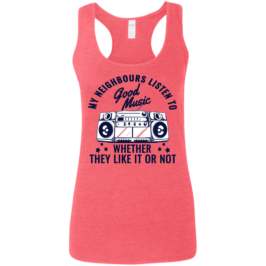 "THEY LIKE IT OR NOT" Ladies' Softstyle Racerback Tank