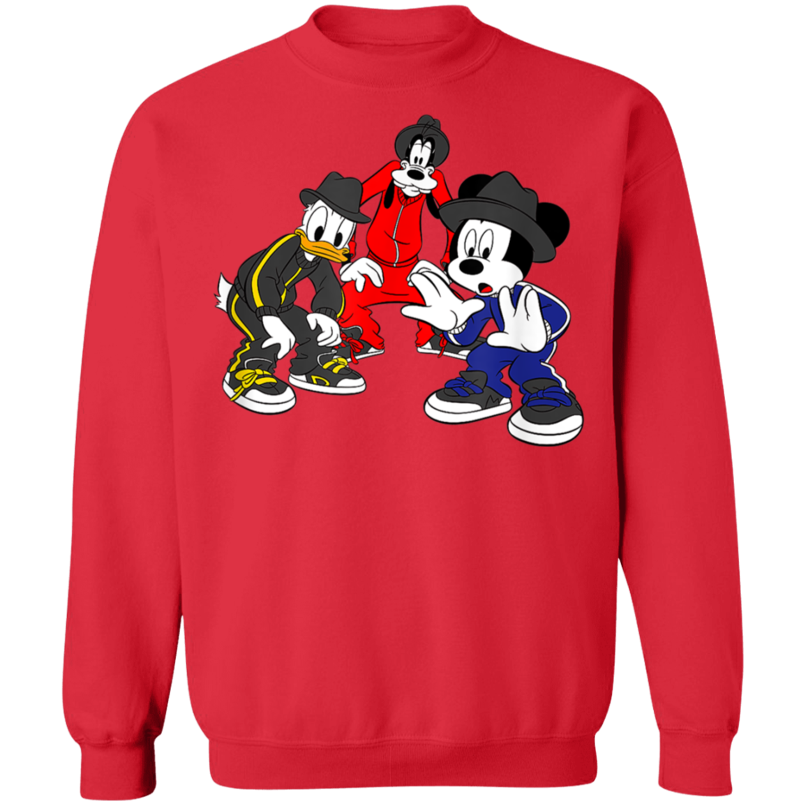 "CARTOON CYPHA" Crewneck Pullover Sweatshirt