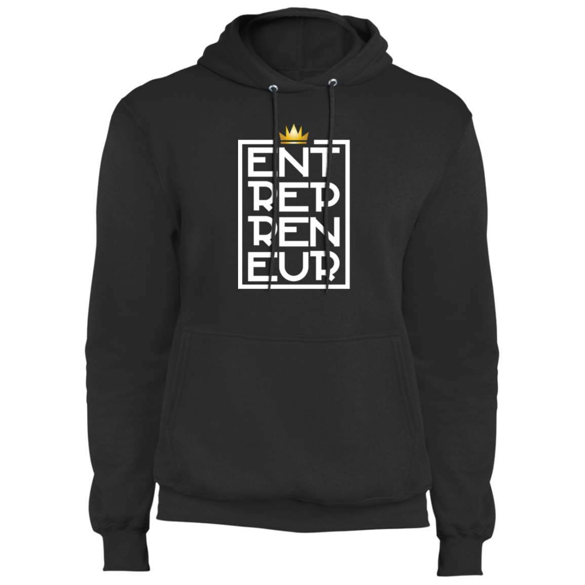 "KING ENTREPRENEUR" Core Fleece Pullover Hoodie