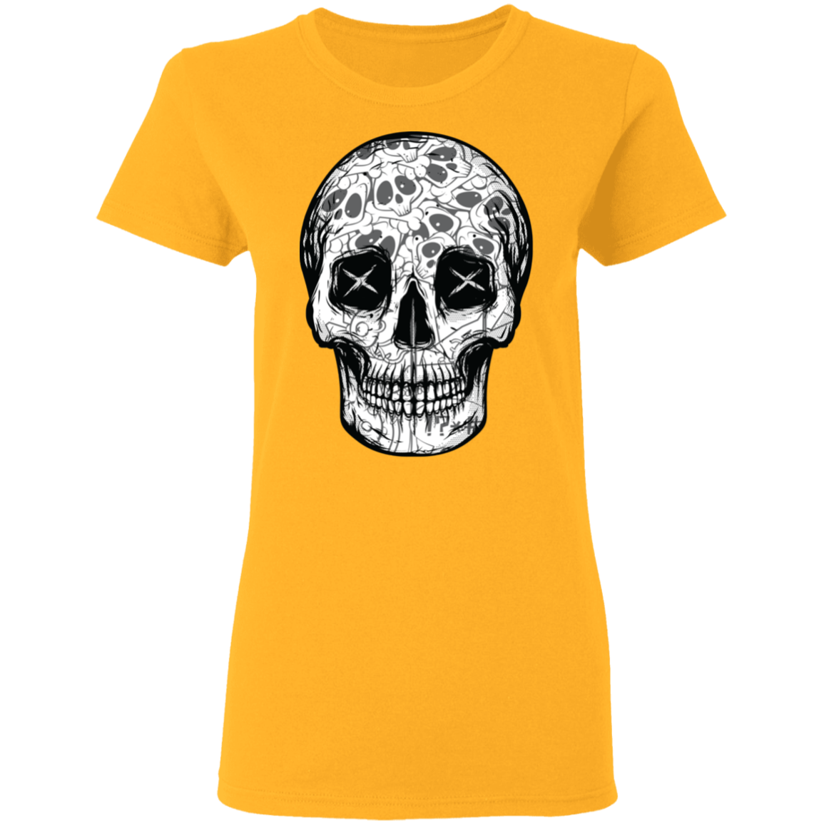 "SKULL HEADS" Ladies' 5.3 oz. T-Shirt