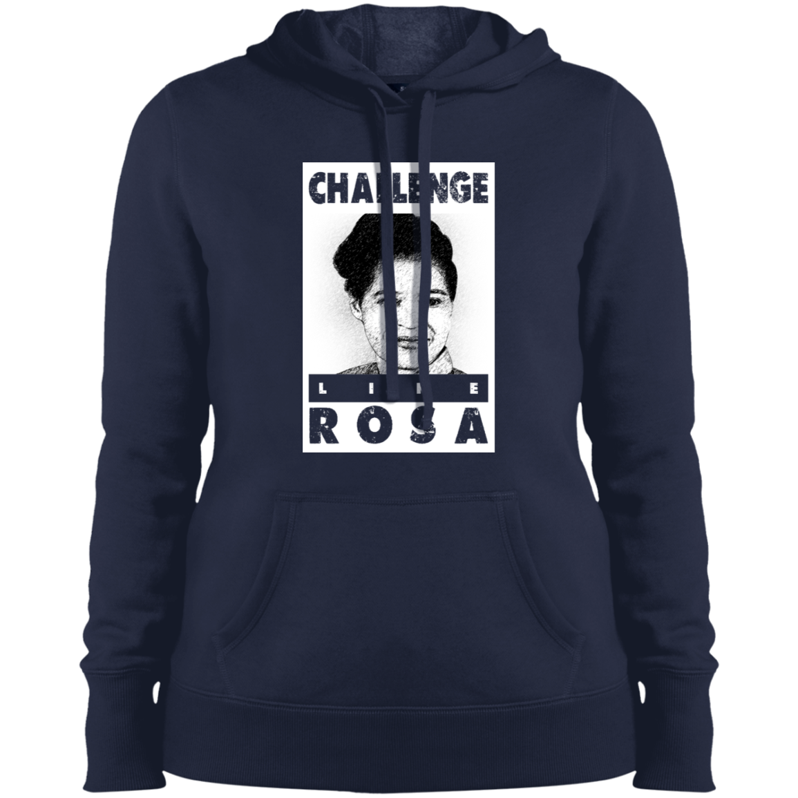 "LIKE ROSA" Ladies' Pullover Hooded Sweatshirt