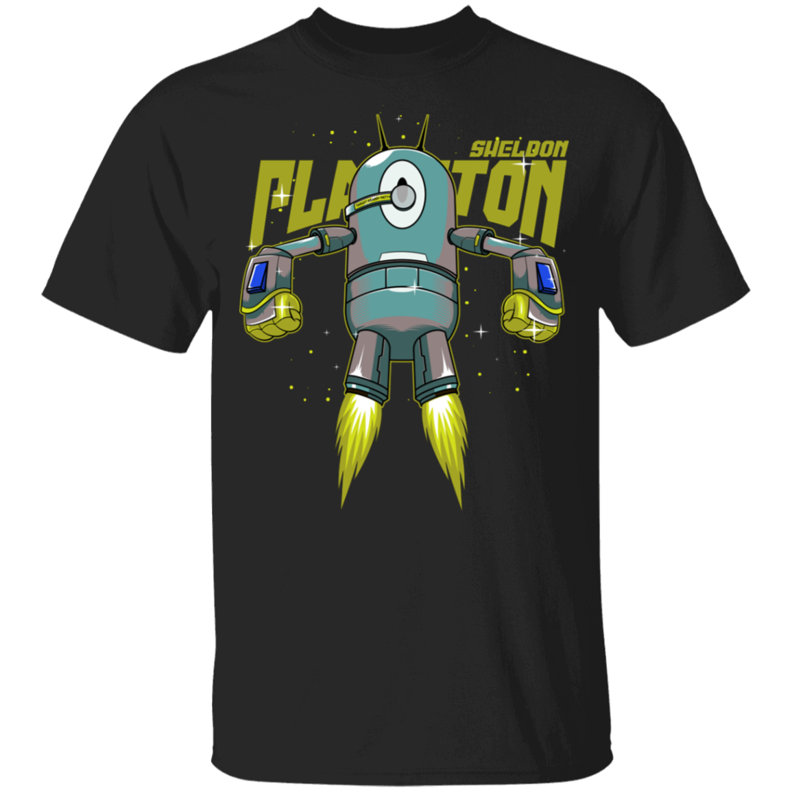 "PLANKTON" Youth 5.3 oz 100% Cotton T-Shirt