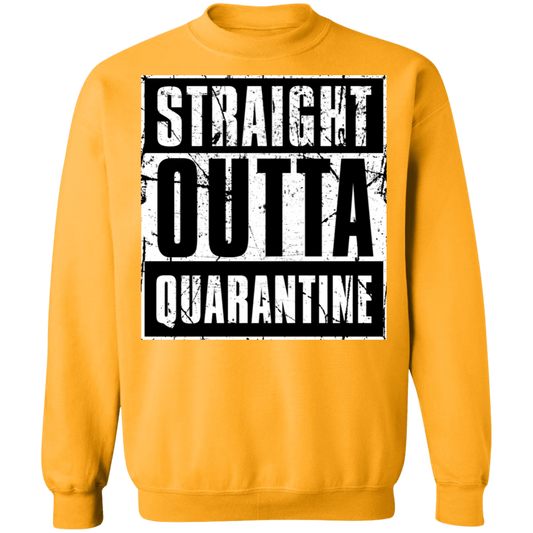 "QUARANTINE" Crewneck Pullover Sweatshirt  8 oz.