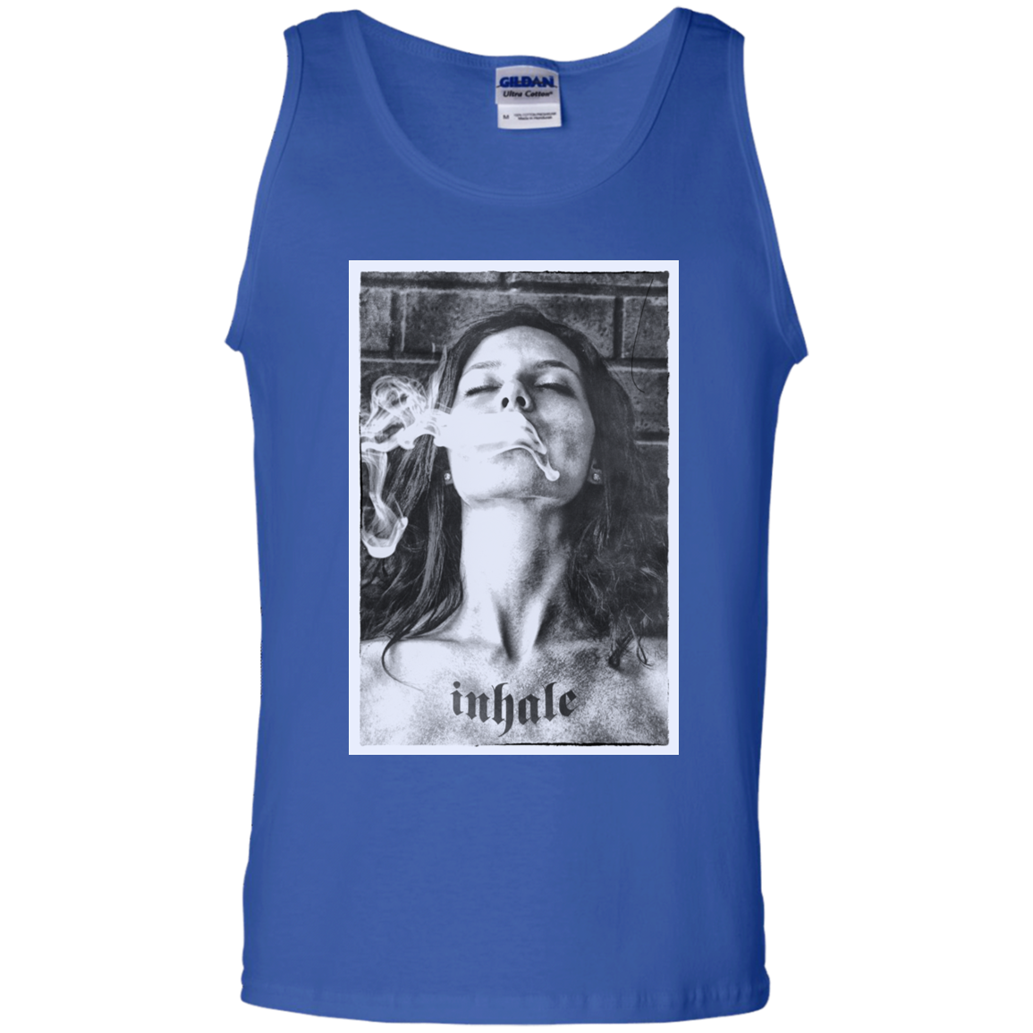 "INHALE" 100% Cotton Tank Top