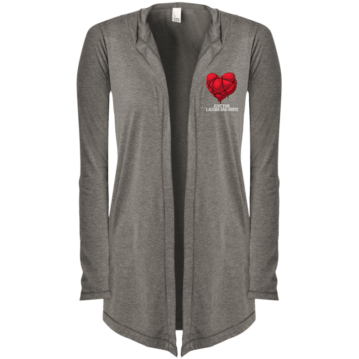 "MY BLOODY HEART" Women's Hooded Cardigan