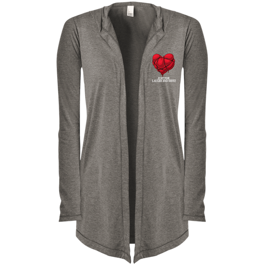 "MY BLOODY HEART" Women's Hooded Cardigan