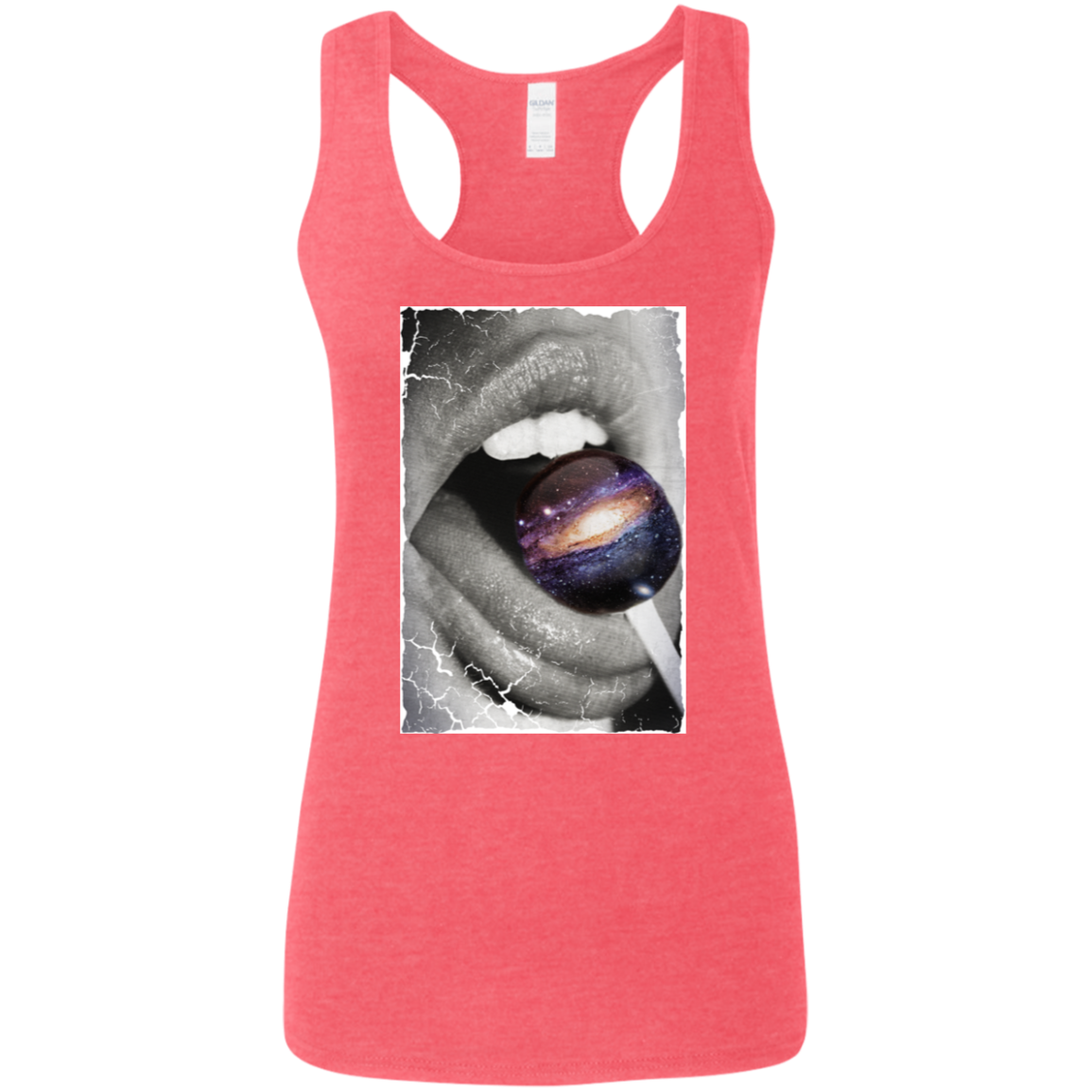 "GALACTIC TASTE" Ladies' Softstyle Racerback Tank