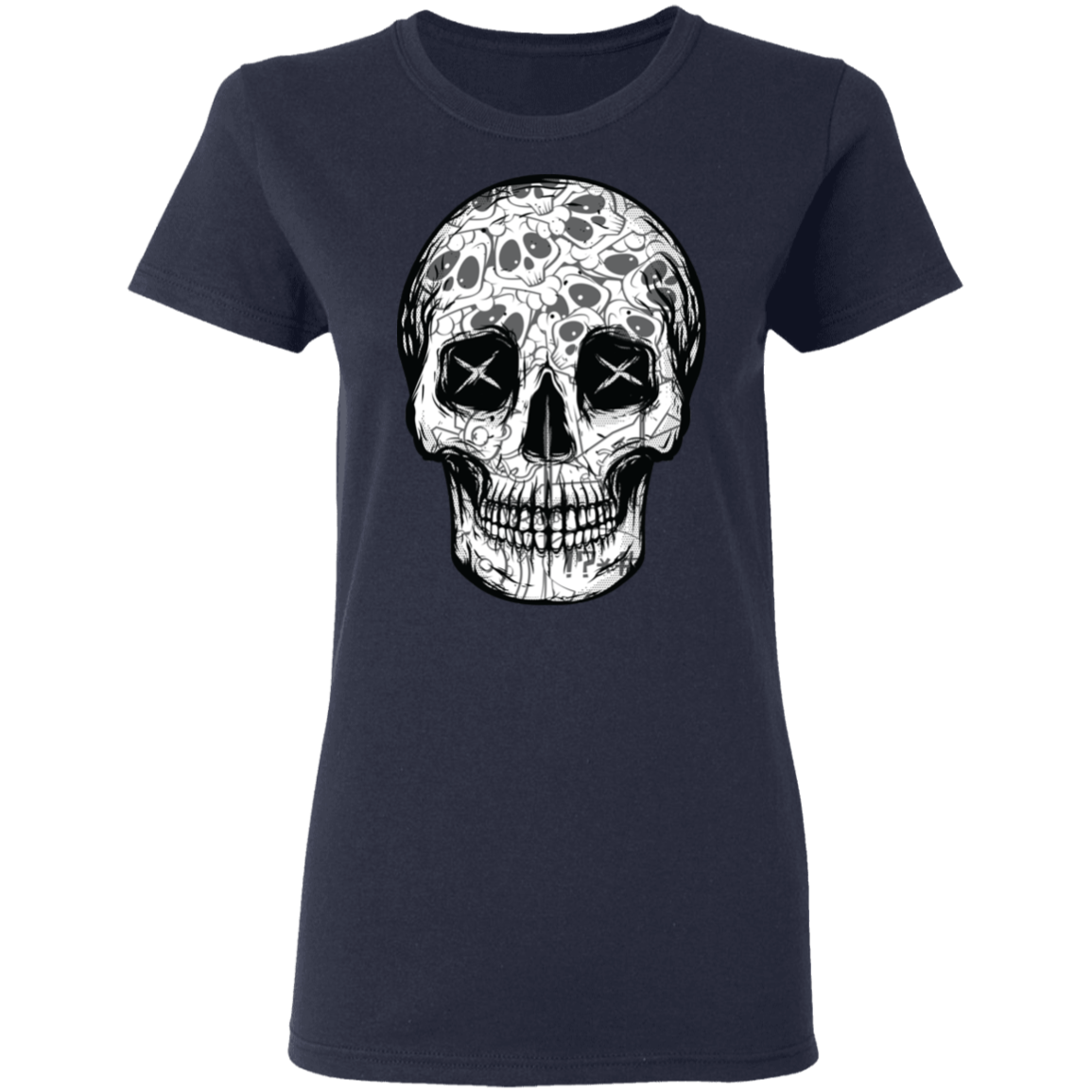 "SKULL HEADS" Ladies' 5.3 oz. T-Shirt