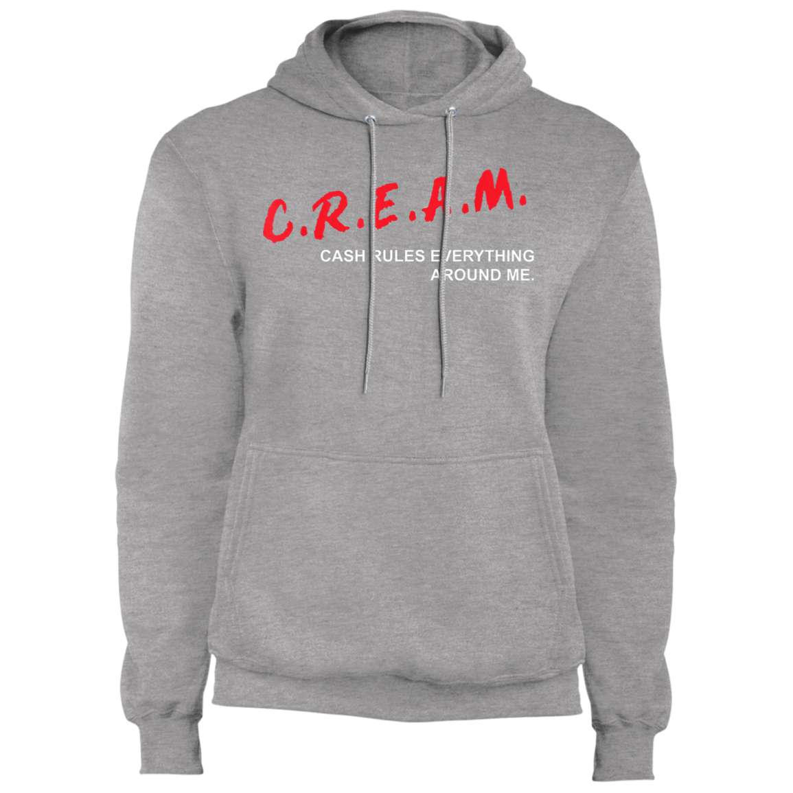 "CREAM" Core Fleece Pullover Hoodie