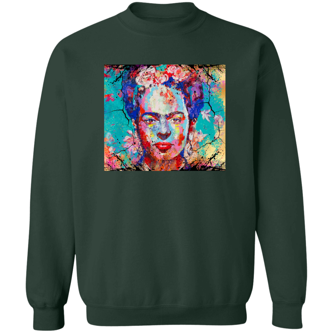 "FRIDA"  Crewneck Pullover Sweatshirt