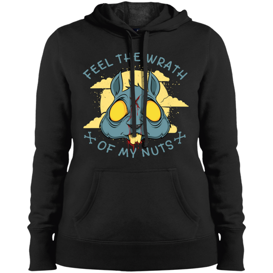 "FEEL THE WRATH" Ladies' Pullover Hooded Sweatshirt