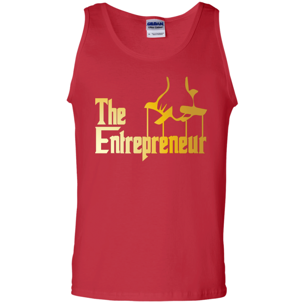 "HANDS OF AN ENTREPRENEUR" 100% Cotton Tank Top